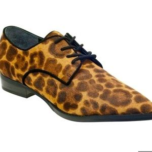 Marc Fisher Leopard Finna Derby Shoe